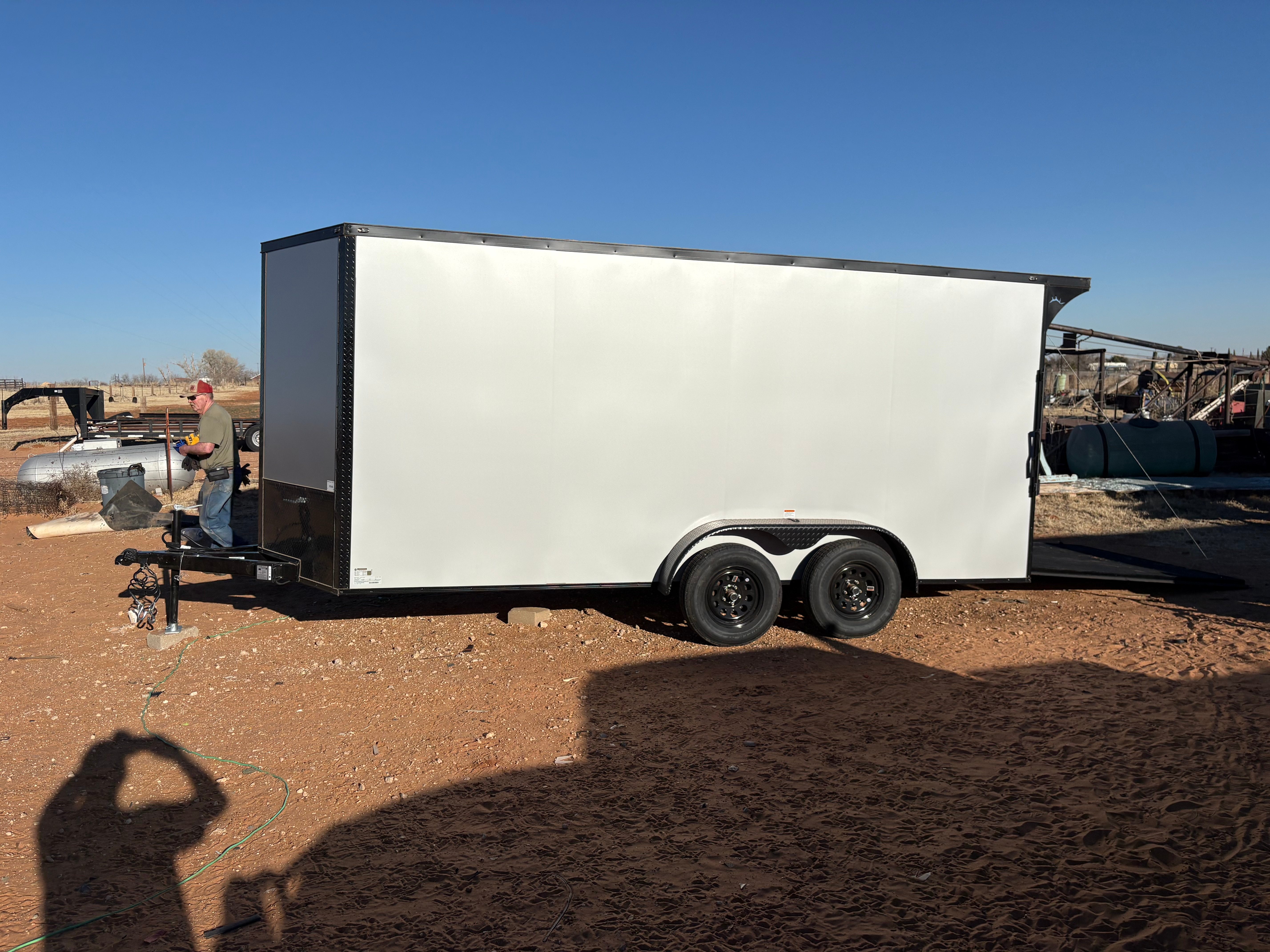 16ft Enclosed Trailer for rent in Midland, TX - 4,750 lbs capacity